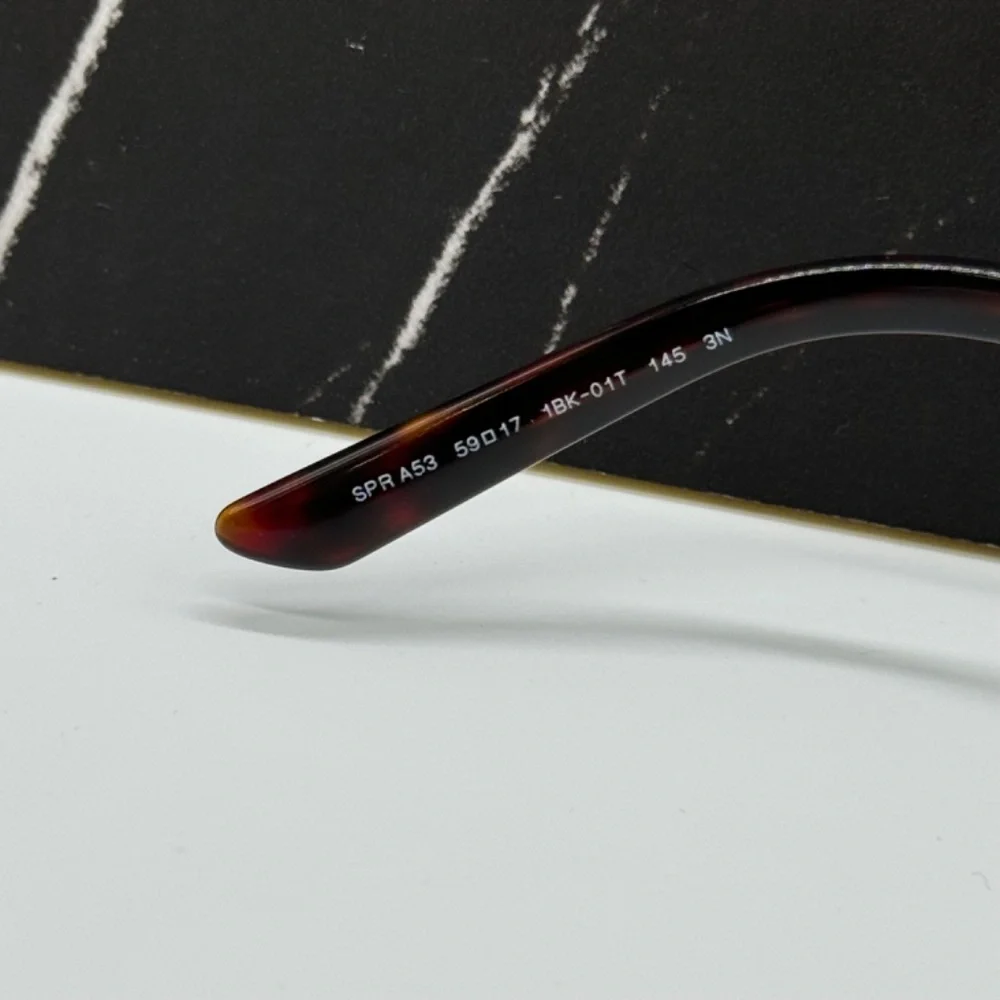 NEW SPR A53 1BK01T PRADA PRA53S 1BK01T UNISEX SUNGLASSES PR A53S 1BK01T GOLD